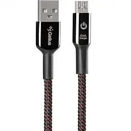 USB кабель Gelius Pro Smart GP-U08m MicroUSB Black (2A)