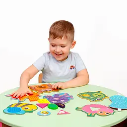 Дерев'яна мозаїка Vladi Toys Звірятка ZB2002-05 (укр) - мініатюра 5