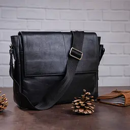 Чоловіча шкіряна сумка SHVIGEL 29х22х8,5 см sum0012634 - мініатюра 8
