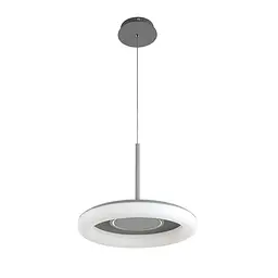 Люстра стельова LED Levistella 797MD6006 (400) DGY, 60W, три режими світла, сірий метал, сучасний стиль для дому