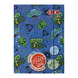 Папка для зошитів В5+ на гумці UFO ZB.14966 ZiBi