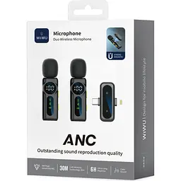 Мікрофонна радіосистема WiWU Wi-WM007 USB-C/Lightning [156421] - мініатюра 6