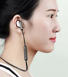 Bluetooth stereo гарнітура Remax RB-S18 black - мініатюра 3
