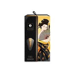 Вібратор Shunga Obi Intimate Massager Black для клітора, 11.5х7 см чорний - мініатюра 8