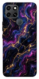 TPU чохол Demsky Purple space marble для Infinix Smart 6