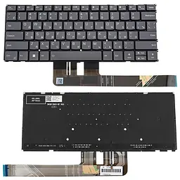 Клавіатура для ноутбука LENOVO (Yoga Pro 7 14ARP8) rus чорний без кадру підсвічування клавіш