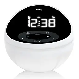Годинник настільний з радіо Technoline WT500 Black/White (WT500) - мініатюра 4