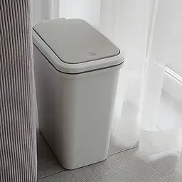 Відро для сміття MBM My Home з кришкою 10 л сіре (BIN-04 10L GRAY) - мініатюра 5