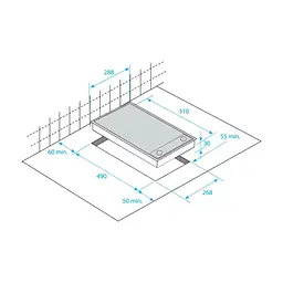Варочна поверхня Beko HDCE 32200 X (HDCE32200X) - мініатюра 5