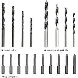 Дриль-шуруповерт HOTO 12V Brushless Drill Black (QWLDZ001) [105664] - мініатюра 10