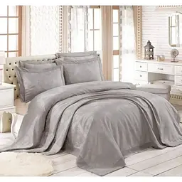 Покривало з наволочками Miray Grey 240 x 260 см Gardines pbe0051048