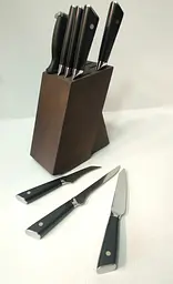 Набір ножів із дамаської сталі Damascus DK-LKB 5000 VG-10 сталь 67 шарів 10 предметів - мініатюра 7