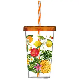 Склянка з трубочкою Herevin Fruit P, 660 мл (6678852)