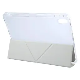 Обкладинка BeCover Ultra Slim Origami Transparent з кріпленням Apple iPad Mini 6 2021 Gray (712931) - мініатюра 3