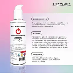 Їстівний лубрикант Wet Yummy Strawberry Flavored Lube 178 мл - мініатюра 8