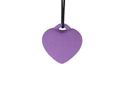 Мінівібратор "Сердечко" FairyGasm PleasureStone violet, 9 режимів, на шнурку - мініатюра 4