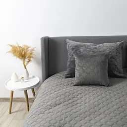 Покривало ТЕП Velour 240х260 см сіре (4-00518_22394) - мініатюра 9