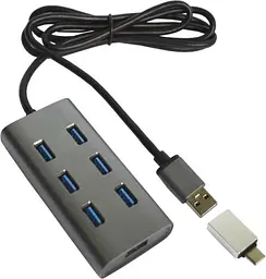 Хаб USB KH700 Grey USB 3.0 - 7xUSB 3.0 Maiwo teh0019599