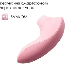 Вакуумний стимулятор Svakom Pulse Lite Neo Pale Rosette - мініатюра 2