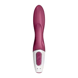 Вібратор-кролик Satisfyer Heated Affair 20 см бордовий - мініатюра 2