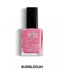 Швидковисихаючий лак для нігтів Avon «УльтраКолір за 60 секунд» Bubblegum, 10 мл (49469289) - мініатюра 1