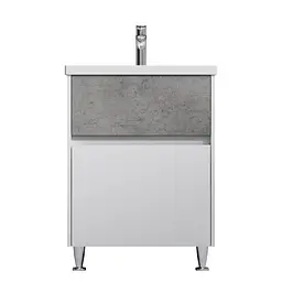 Тумба підлогова AM.PM GEM S 60 см з умивальником M91-FSX0602-WC0602BF38 - мініатюра 8