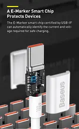Кабель Baseus Superior Series Fast Charging USB-C to USB-C 100W 1m Black (CATYS-B01) [77818] - мініатюра 5