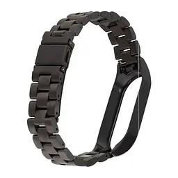Ремінець Steel Strap Mi Band 8 Black - мініатюра 2