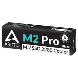 Радіатор охолодження до накопичувача SSD ARCTIC M2 PRO M.2 ACOTH00001A Black - мініатюра 6