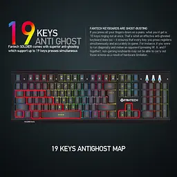 Ігрова клавіатура Fantech Soldier K612 з механічними перемикачами та RGB підсвічуванням (23826-01_829) - мініатюра 14