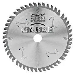 Диск пиляльний по акриловому каменю 165х20 мм 48T Makita Specialized B-10344 (ATB)