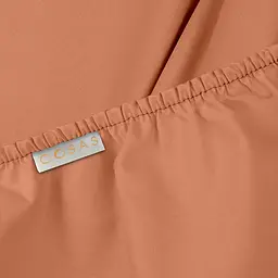 Комплект постільної білизни Cosas сімейний з простирадлом на резинці ORANGE PALMS CS1 2 x 160 x 220 см (PalmBeigeOrange_El-Terrakot_160x2) - мініатюра 11