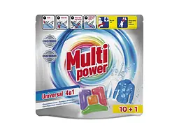 Капсули для прання MULTI POWER 11шт Universal (дой-пак)