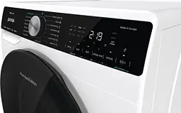 Пральна машина Gorenje фронтальна 10 кг 1400 A+++ 60 см дисплей інвертор пара Wi-Fi підсвітка барабану білий - мініатюра 7