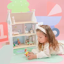 Ляльковий будиночок New Classic Toys з меблями (10730) - мініатюра 6