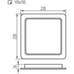 Світильник Kanlux Tavo LED DL 24W-NW down-light (36519) - мініатюра 2