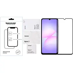 Скло захисне BeCover Samsung Galaxy A07 SM-A075 Black (713731) - мініатюра 2