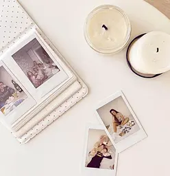 Фотоальбом для Fujifilm Instax Mini 64 фото Альбом для Mini (8, 9, 12, 11, 40, 99, evo, link), білий  - мініатюра 8