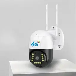 Камера зовнішнього відеоспостереження HandyHeat 4G Sim V380 PRO Вулична IP відеокамера 66 з нічною зйомкою - мініатюра 4