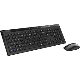 Комплект RAPOO 8210M Multi-mode Wireless Keyboard &amp; Mouse Desktop Set black (13571) - мініатюра 2