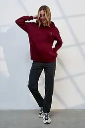 Джинси для вагітних Mom Fit для майбутніх мам з регульованим поясом 2XL (52) Leyton Юла Мама сіро-чорний - мініатюра 2