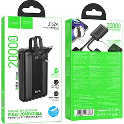 Зовнішній акумулятор Hoco J162A Balance 20000mAh 22.5W Black [161221] - мініатюра 7