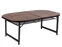 Стіл Bo-Camp Woodbine Oval 150x80 cm Black/Wood look (1404230) (DAS301532) - мініатюра 3