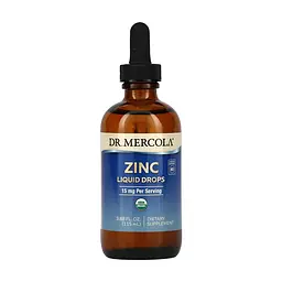 Цинк Dr. Mercola (Liquid Drops) - 115 мл, для імунітету
