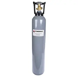 Балон CO2 з плоским дном, металевий, незаправлений Powermat 8 л 68 см (PM0407)
