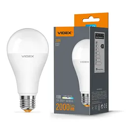 Світлодіодна лампа E27, 20 Вт, 4100K, A65, Videx, 2000 Лм, 220V (VL-A65e-20274)
