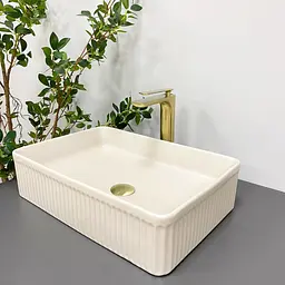 Умивальник VBI Brescia beige matt накладний VBI-013902 - мініатюра 4