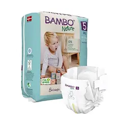 ЕКО Підгузки Bambo Nature 5 (12-18 кг), 22 шт. Bambo Nature (10205070)