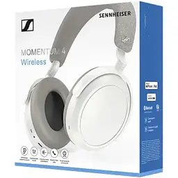 Навушники з мікрофоном Sennheiser MOMENTUM 4 Wireless White (509267) - мініатюра 7