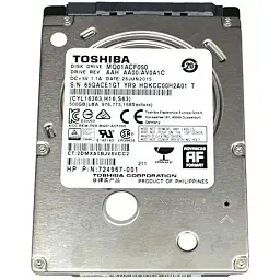 Накопичувач HDD Toshiba 2.5" SATA 500GB 7200rpm 16MB (MQ01ACF050) Ref (MQ01ACF050_)